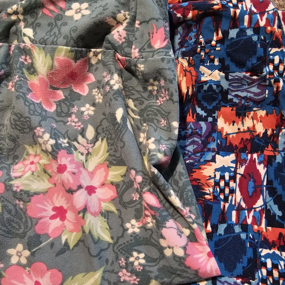 LuLaRoe Floral and Abstract Fabric Collection - Picture 2 of 4